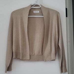 Calvin Klein Sparkly Cropped Cardigan